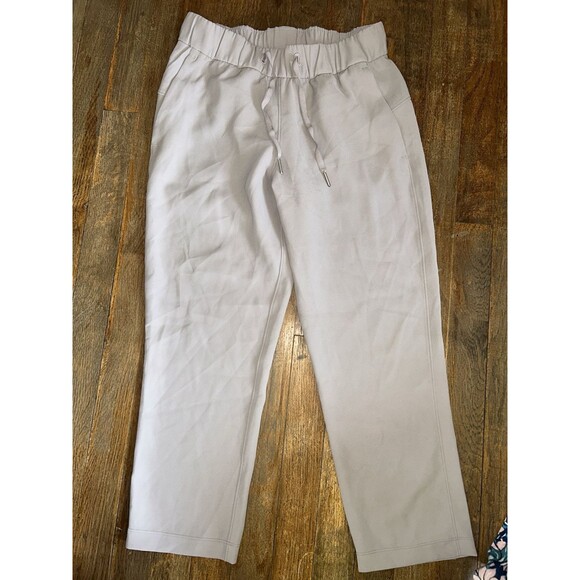 lululemon Street To Studio Drawstring Pants Lined Size 4 - Picture 1 of 5